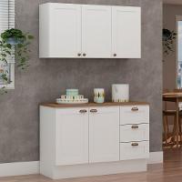 Armário Cozinha Genialflex Provençal C- Balcão C- Tampo Bco - 1