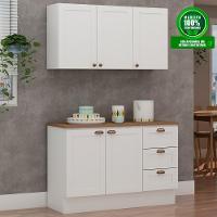 Armário Cozinha Genialflex Provençal C- Balcão C- Tampo Bco - 8