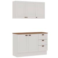 Armário Cozinha Genialflex Provençal C- Balcão C- Tampo Bco - 9