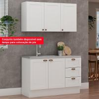 Armário Cozinha Genialflex Provençal C- Balcão C- Tampo Bco - 10