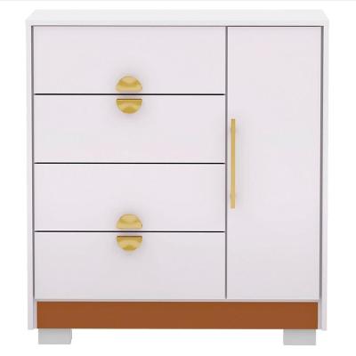 Comoda Sapateira 4 Gavetas 1p 93 Cm 20033 Branco Camarim Vlr Branco Camarim