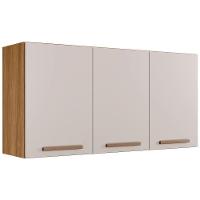 Armário Aéreo ônix 3 Portas Cinamomo Off White Arte Móveis - 1