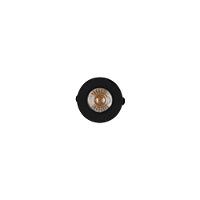 Spot De Embutir Para Móvel Stella Mini Móbili Redondo Led Alto Irc 90 1,5w Bivolt Preto - 2700k - Luz Amarela - 3