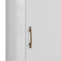 Armario Multiuso 1 Porta Com Rodizio 102x49 Cm Lirio Branco - 5