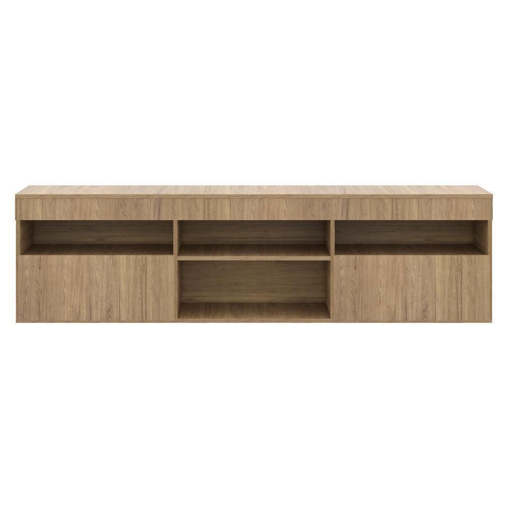 Rack Suspenso Para Tv Até 65´´ Fg3326 Com 2 Portas Rustic - 1