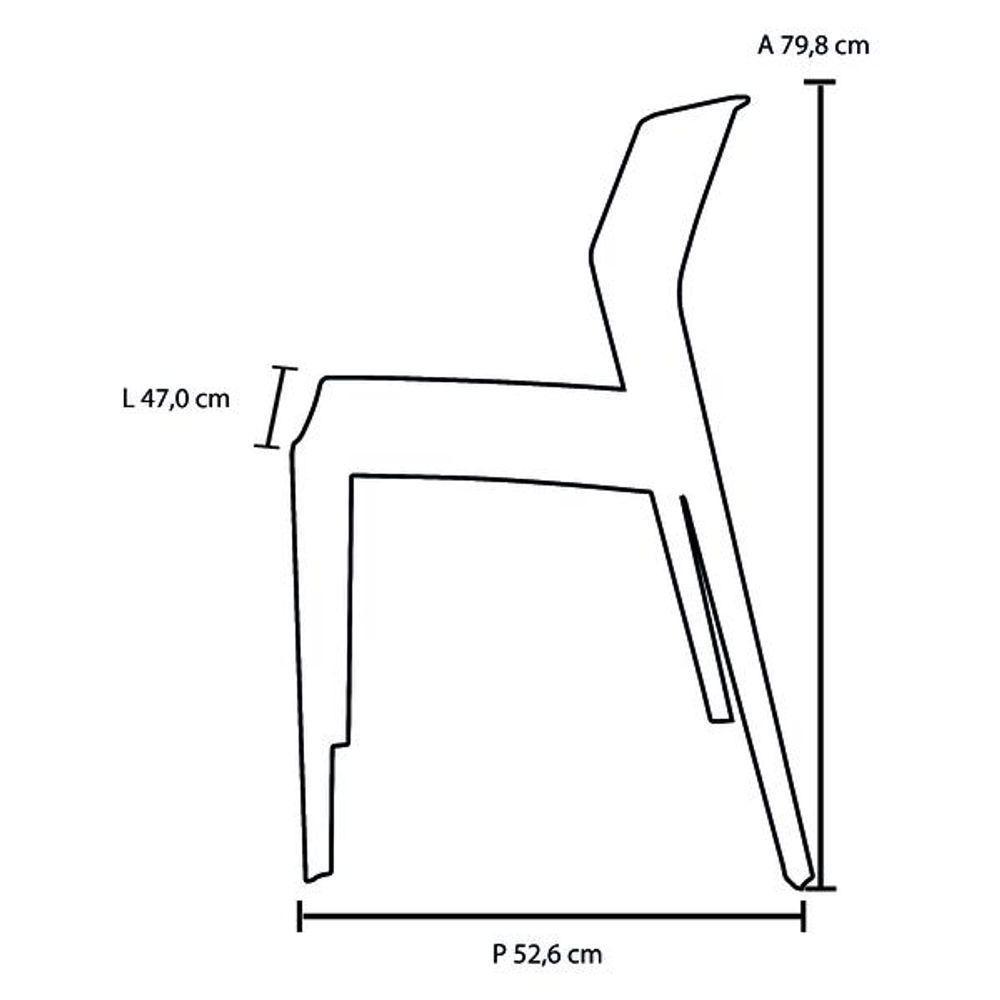 Cadeira Oui Im In área Externa E Interna (pp) Preto - 5