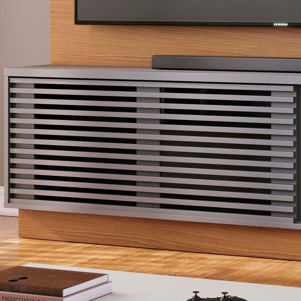Estante Home Tv 70 Pol 200 Cm Campeche Freijo Cinza Colibri Freijo Cinza - 8