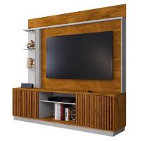 Estante Home Tv 65 Pol 201 Cm Atlanta Naturalle Off White Bechara - 1