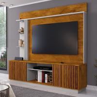 Estante Home Tv 65 Pol 201 Cm Atlanta Naturalle Off White Bechara - 2