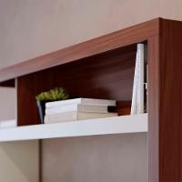 Estante Home Tv 50 Pol 2 Portas 137 Cm Elba Nogueira Real Off White Matte Colibri - 8