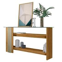 Estante Home Theater Bancada Frizz Sublime Com Aparador Frizz Cumaru Opala - Madetec