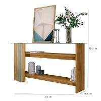 Estante Home Theater Bancada Frizz Sublime Com Aparador Frizz Cumaru Opala - Madetec - 5