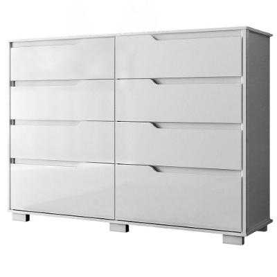 Comoda Georgia 8 Gavetas 147 Cm Branco