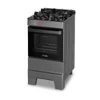 Fogão A Gás Mesa De Vidro Forno 50L Esmaltec Ideal Top Glass Titanium 4 Bocas Bivolt - 3