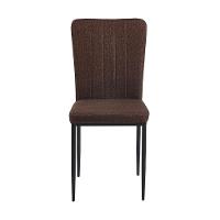 Kit 4 Cadeiras V1005 Rivatti 40cm Tecido Marrom-aço Preto - 3