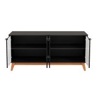 Aparador Kappesberg 4 Portas 3d Preto Fosco 180cm - 9