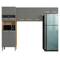 Cozinha 3 Pecas Versalhes 251 Cm Freijo Gris Ktp Freijo Gris - 1