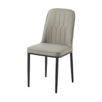 Kit 4 Cadeiras V1006 Rivatti 44cm Tecido Nude-aço Preto - 2