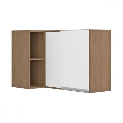 Armário Aéreo P- Cozinha 94x60cm 1 Porta Mdp Menu Móveis Branco