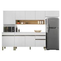 Cozinha Modulada 4 Pecas Com Balcao Tampo Line Supremo Cp Freijo Ktp - 1