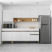 Cozinha Modulada 4 Pecas Com Balcao Tampo Line Supremo Cp Freijo Ktp - 2