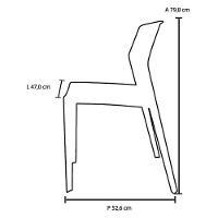 Cadeira Oui Im In área Externa E Interna (pp) Amarelo - 5