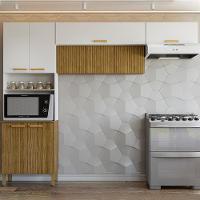 Cozinha 3 Pecas Urbane 260 Cm Freijo Supremo Cp Ripado Freijo Ktp - 2