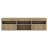 Rack Tv 65" Com 2 Portas Paris Multimóveis V3308 Rustic Rustic - 3