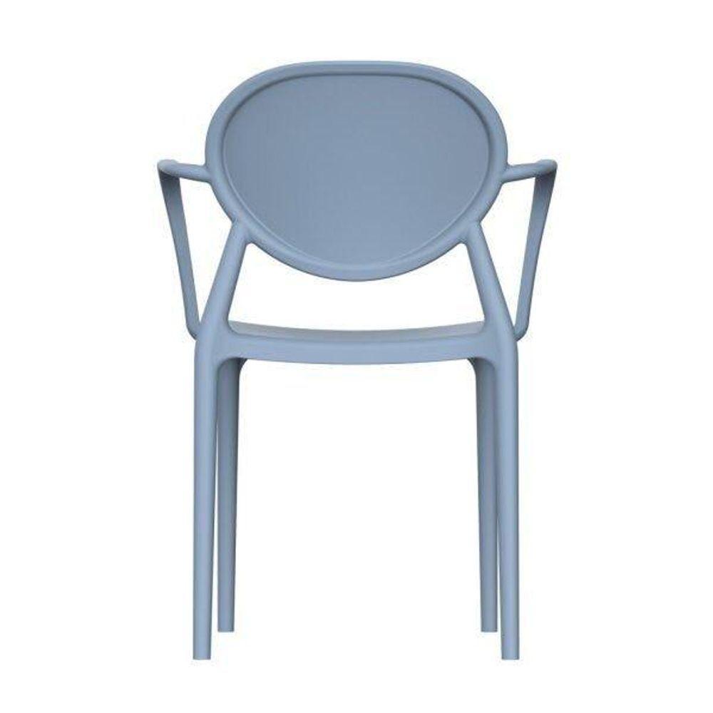 Cadeira Com Braço Slick Im In área Externa Interna Uv Lazuli - 2