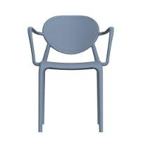 Cadeira Com Braço Slick Im In área Externa Interna Uv Lazuli - 3