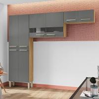 Cozinha 3 Pecas Nala 222 Cm Freijo Gris Ktp Freijo Gris - 7