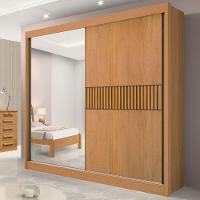 Guarda Roupa Titanium Ripado Cinamomo Off White 2 Portas 6 Gavetas D?doro - 7