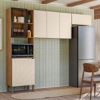 Cozinha 3 Pecas 251 Cm Mdf Vert Plus Freijo Soft Abs Pto Ktp - 2