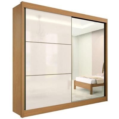 Guarda Roupa Titanium Cinamomo Off White 2 Portas 6 Gavetas D?doro