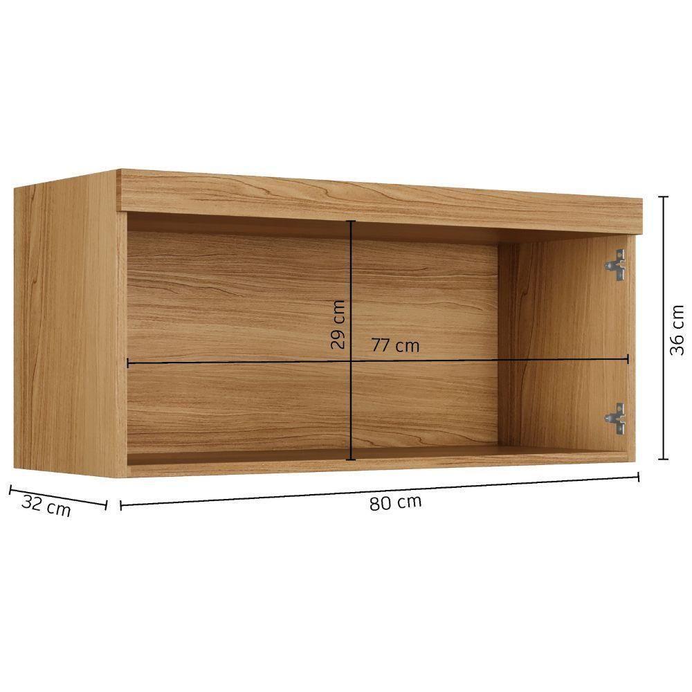 Armário Aéreo Granada 2 Portas Cinamomo Arte Móveis - 3