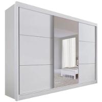 Guarda Roupa Los Angeles Branco 3 Portas 6 Gavetas D?doro - 1