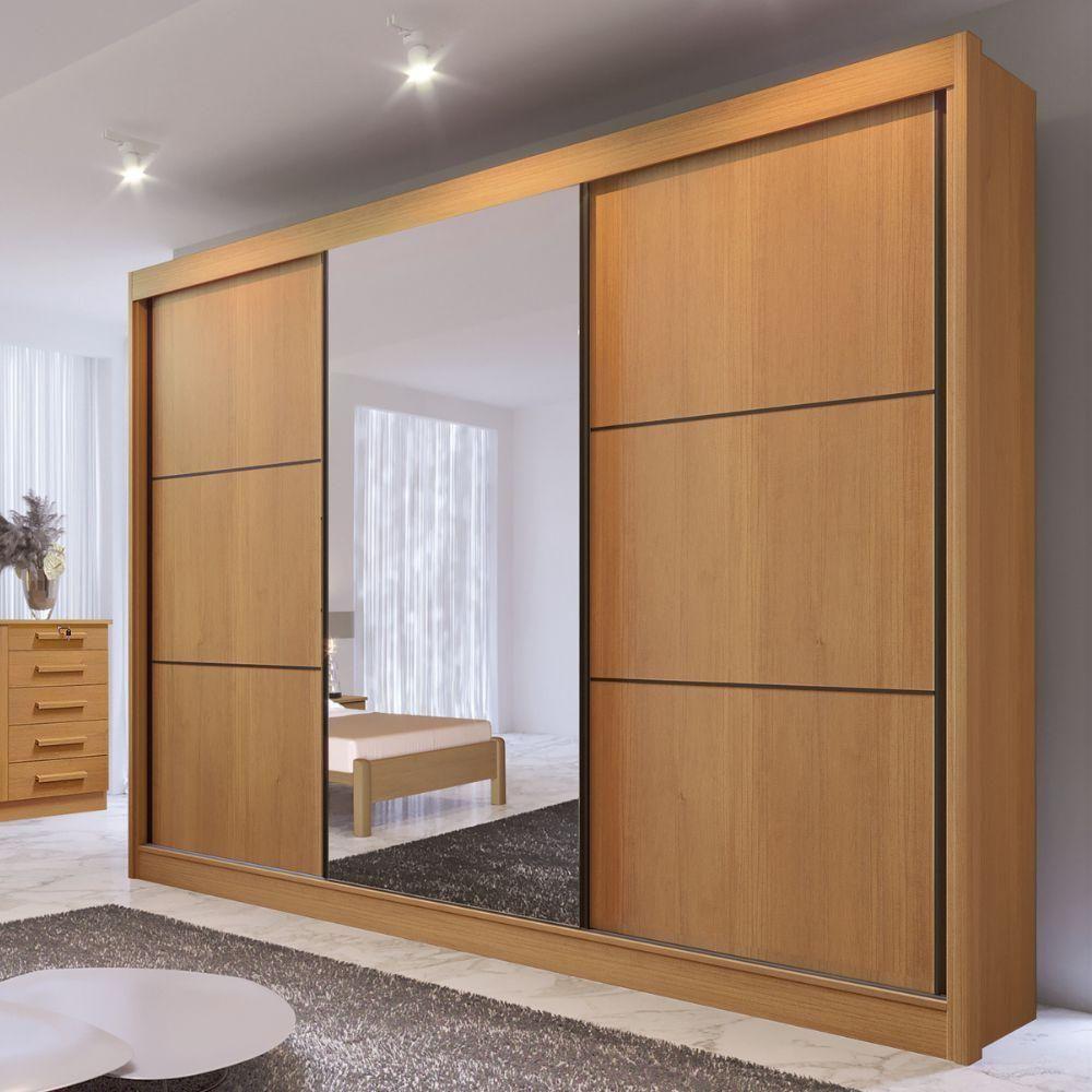 Guarda Roupa Los Angeles Cinamomo Off White 3 Portas 6 Gavetas D?doro - 5