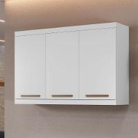 Armário Aéreo Talismã 3 Portas Branco Arte Móveis - 2