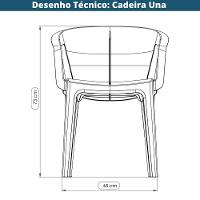 Cadeira Una Im In área Externa E Interna (pp) Cinza - 8