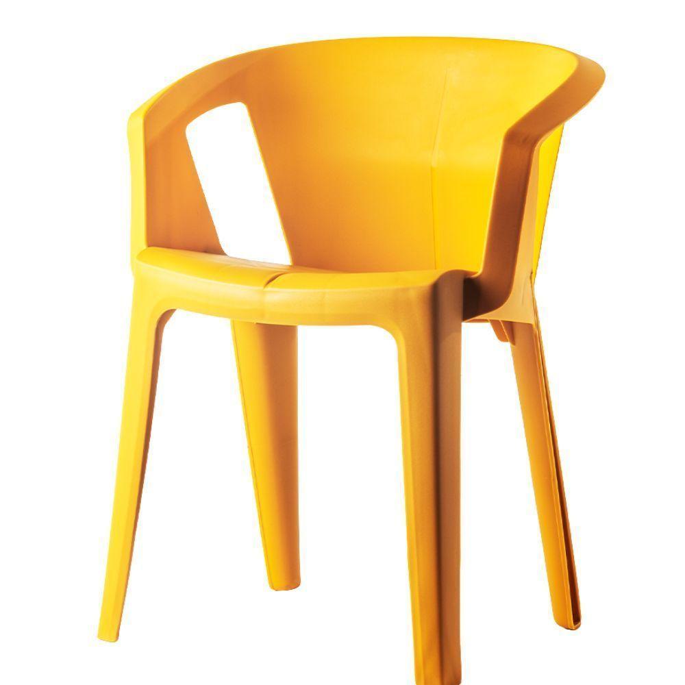 Cadeira Una Im In área Externa E Interna (pp) Amarelo - 1