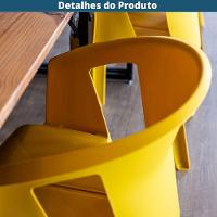 Cadeira Una Im In área Externa E Interna (pp) Amarelo - 9