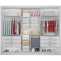 Guarda Roupa Dubai Branco 3 Portas 6 Gavetas D?doro - 2