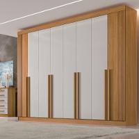 Guarda Roupa Daymont Ripado Cinamomo Off White 8 Portas 8 Gavetas D?doro - 2