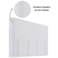 Guarda Roupa Daymont Ripado Branco 8 Portas 8 Gavetas D?doro