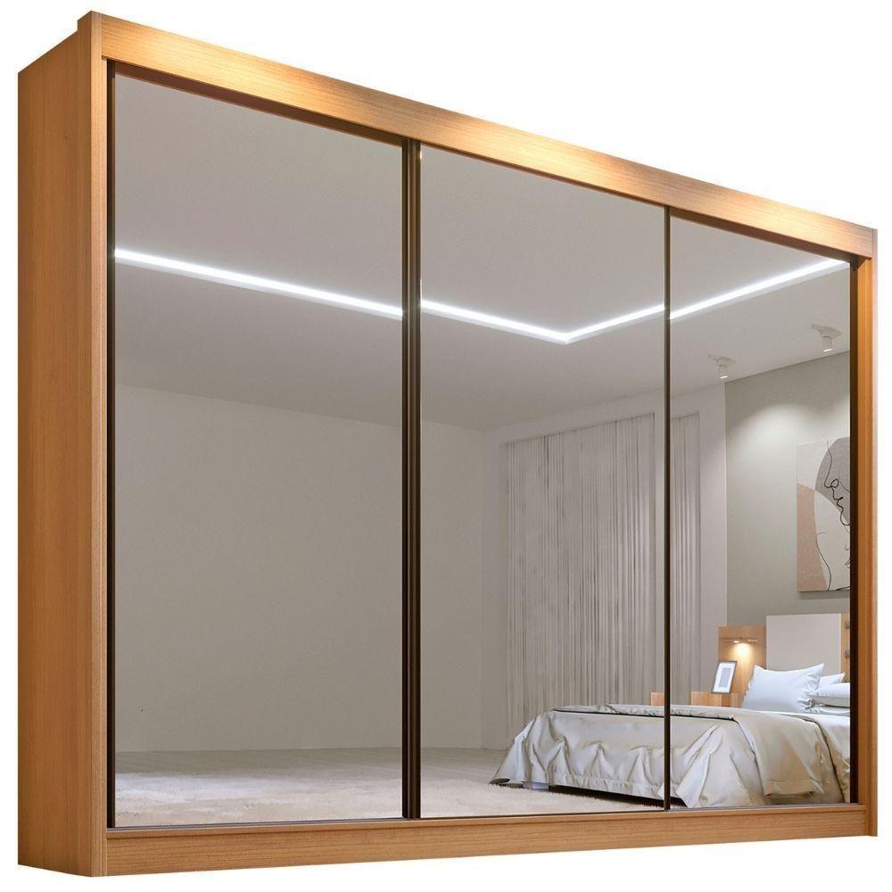 Guarda Roupa Dubai Cinamomo 3 Portas 6 Gavetas D?doro - 1