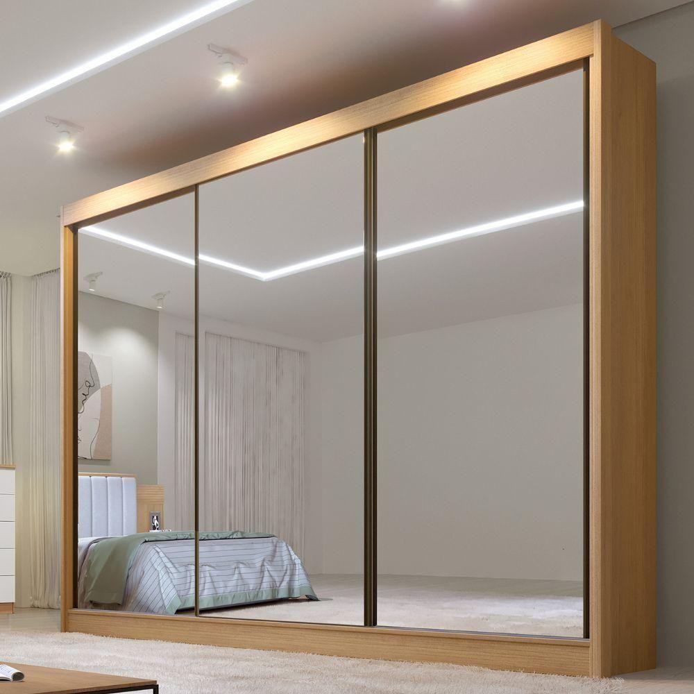 Guarda Roupa Dubai Cinamomo 3 Portas 6 Gavetas D?doro - 4