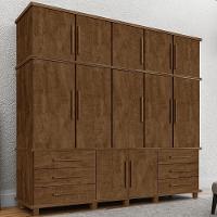 Guarda Roupa Casal Triplex 12 Portas 00103500 Malbec Lpa Malbec - 5
