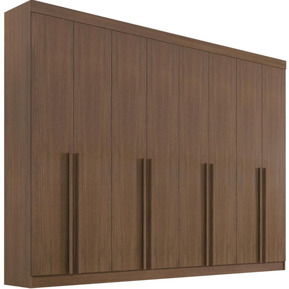 Guarda Roupa Daymont Castanho 8 Portas 8 Gavetas D?doro - 1