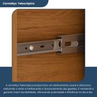 Armário De Cozinha Versatti 7 Portas 3 Gavetas Batrol Freijo Com Off White - 5