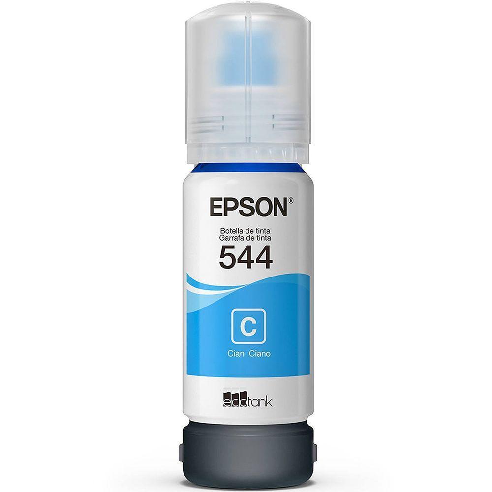Kit Tinta Refil P/ Epson T544 4 Cores + 2 Pretas Original - 5